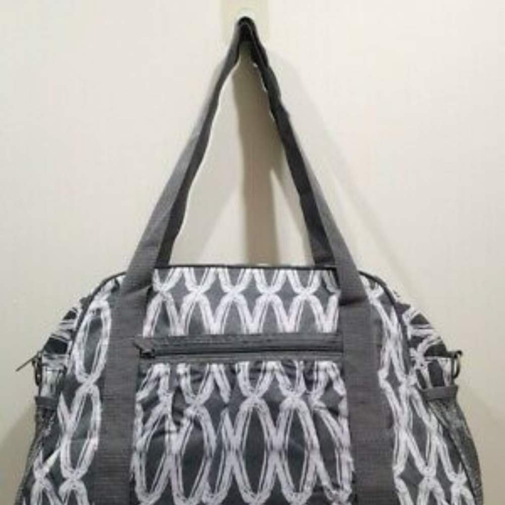 Take the day Diaper Bag in Charcoal Links as shown Pattern NIP